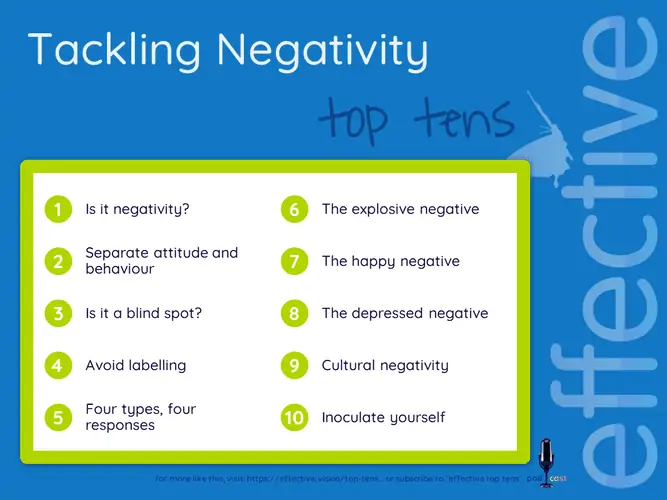 Tackling Negativity