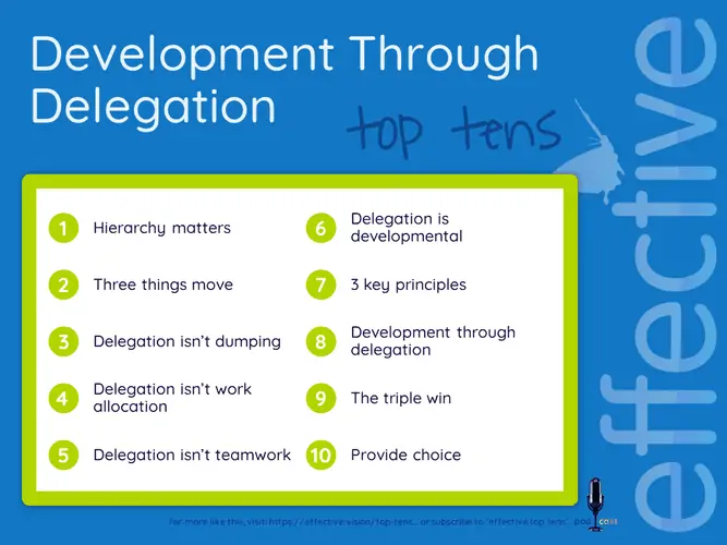 Development through Delegation